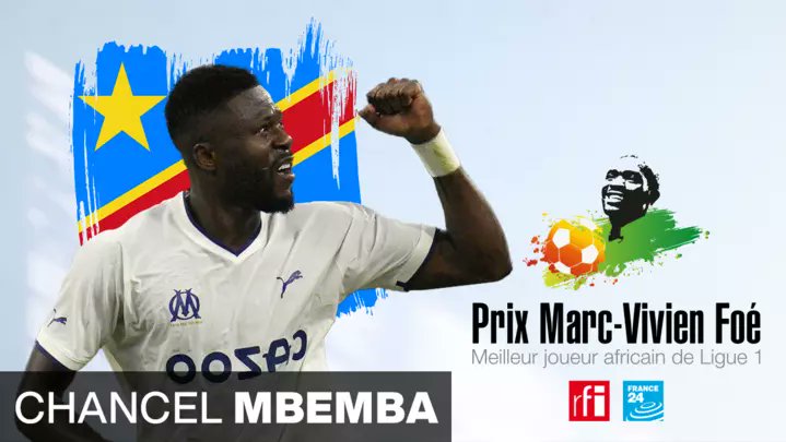 RDC-football : Chancel Mbemba remporte le prix Marc-Vivien Foé 2023 (RFI)